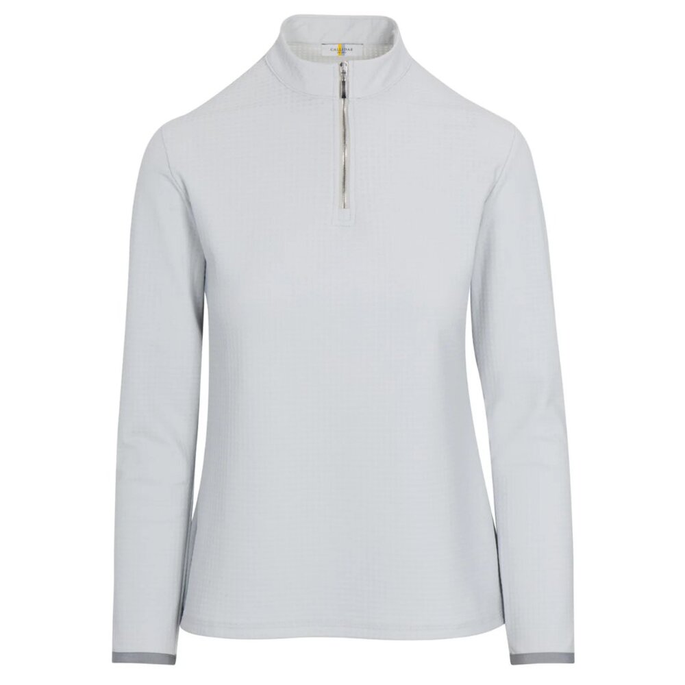 NWT Callidae Grey Quarter Zip Shirt S